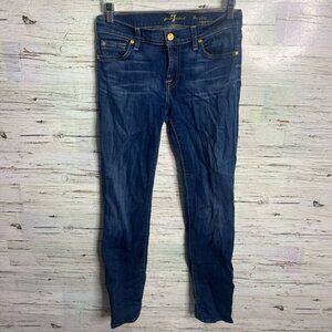 7 For All Mankind The Slim Cigarette Skinny Jeans size 28